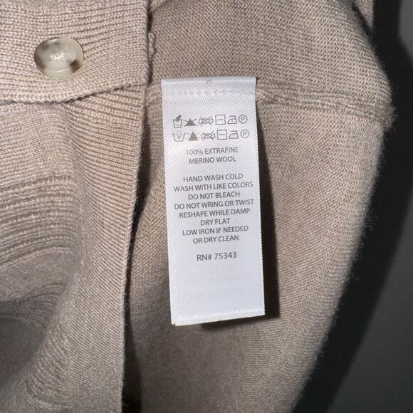 NWT Christian Lacroix Wool Knit Short Sleeve Button Up Brown Polo Shirt Men’s XL - Picture 6 of 8